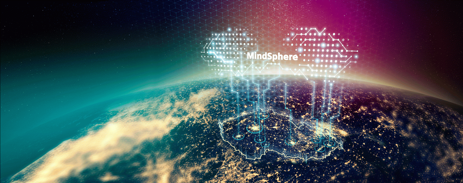 MindSphere - řešení pro IoT (internet věcí). Propojuje všechny senzory, stroje, přístroje apod