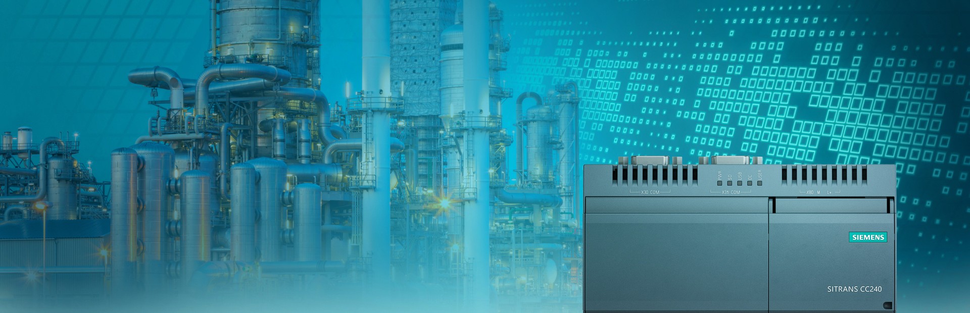 Společnost Siemens představuje novu IoT bránu Sitrans CloudConnect 240 pro zpracovatelský průmysl. Poskytuje druhý datový kanál, zcela nezávislý na řídicím systému, který se používá k přenosu dat z jakýchkoli procesních přístrojů s protokolem HART® do světa IT