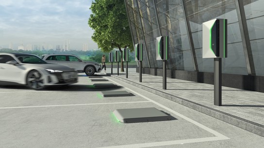 Systém bezdrátového nabíjení elektrických vozidel