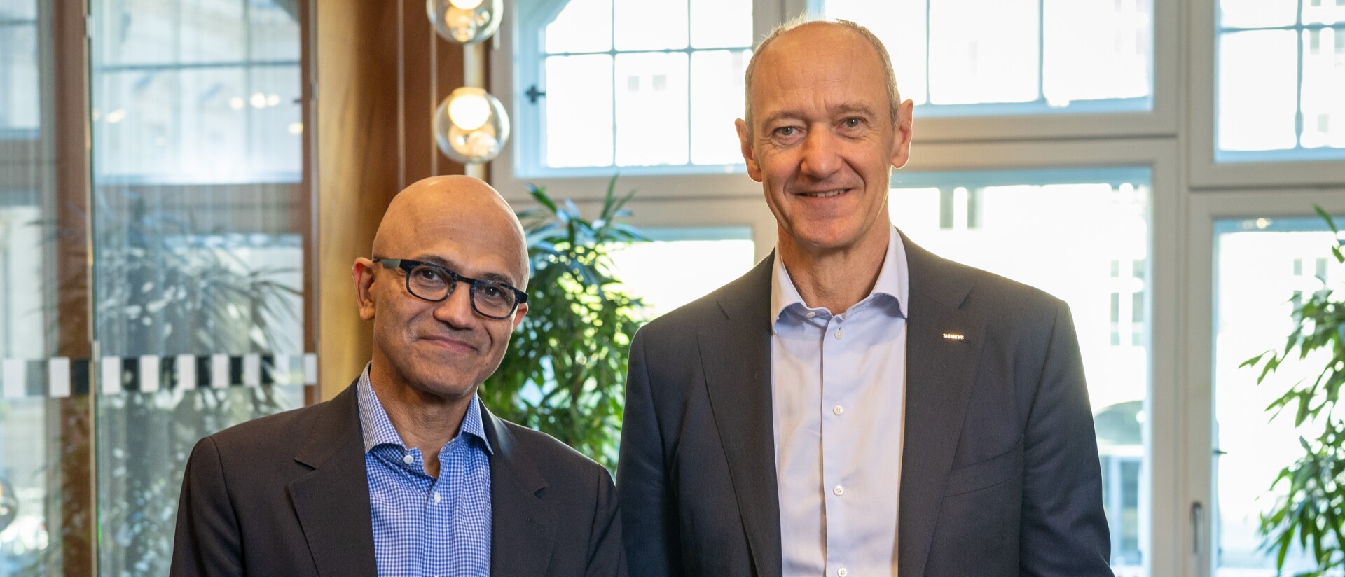 Satya Nadella, Roland Busch