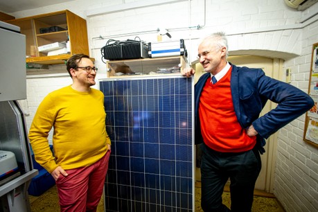 Ing. Matěj Hývl, Ph.D. a jeho školitel, RNDr. Antonín Fejfar, CSc.