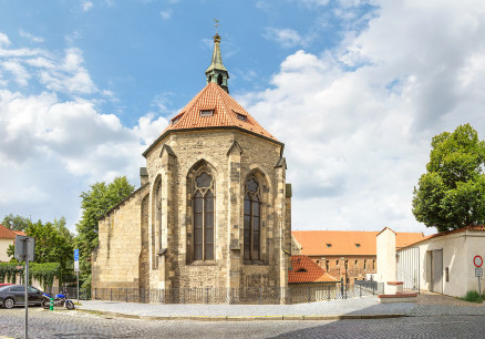 Anežský klášter, v němž jsou uloženy cenné sbírky Národní galerie