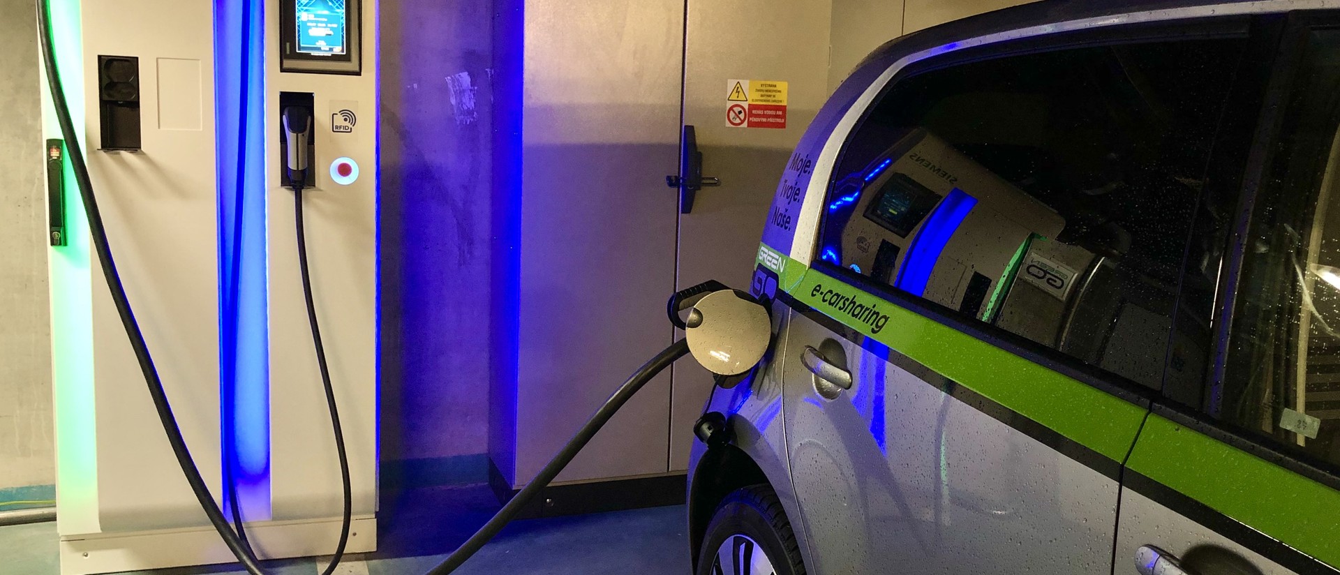 Nabíječka Siemens CPC 50 kW pro GreenGo