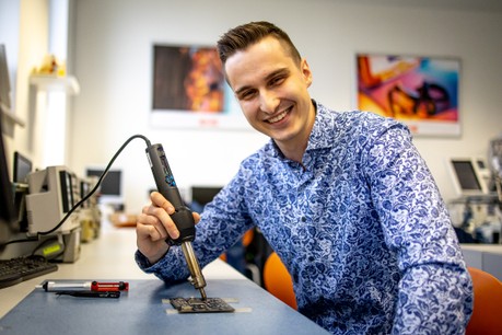 Cenu Wernera von Siemense za druhé místo v kategorii Nejlepší diplomová práce získal Ing. Michal Procházka z Fakulty elektrotechniky a informatiky Vysoké školy báňské – Technické univerzity Ostrava za práci s názvem Demonstrační model výpočetní tomografie