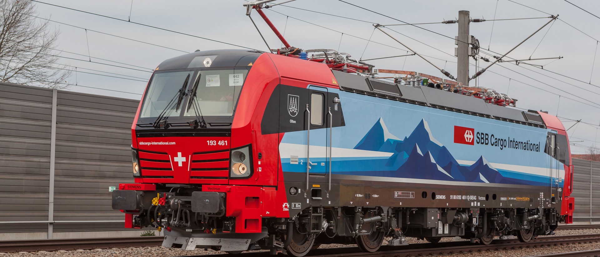 Lokomotiva Vectron pro SBB Cargo International AG