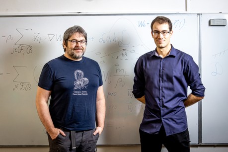 Ing, Tomáš Halada a jeho školitel, doc. Ing. Luděk Beneš, Ph. D.
